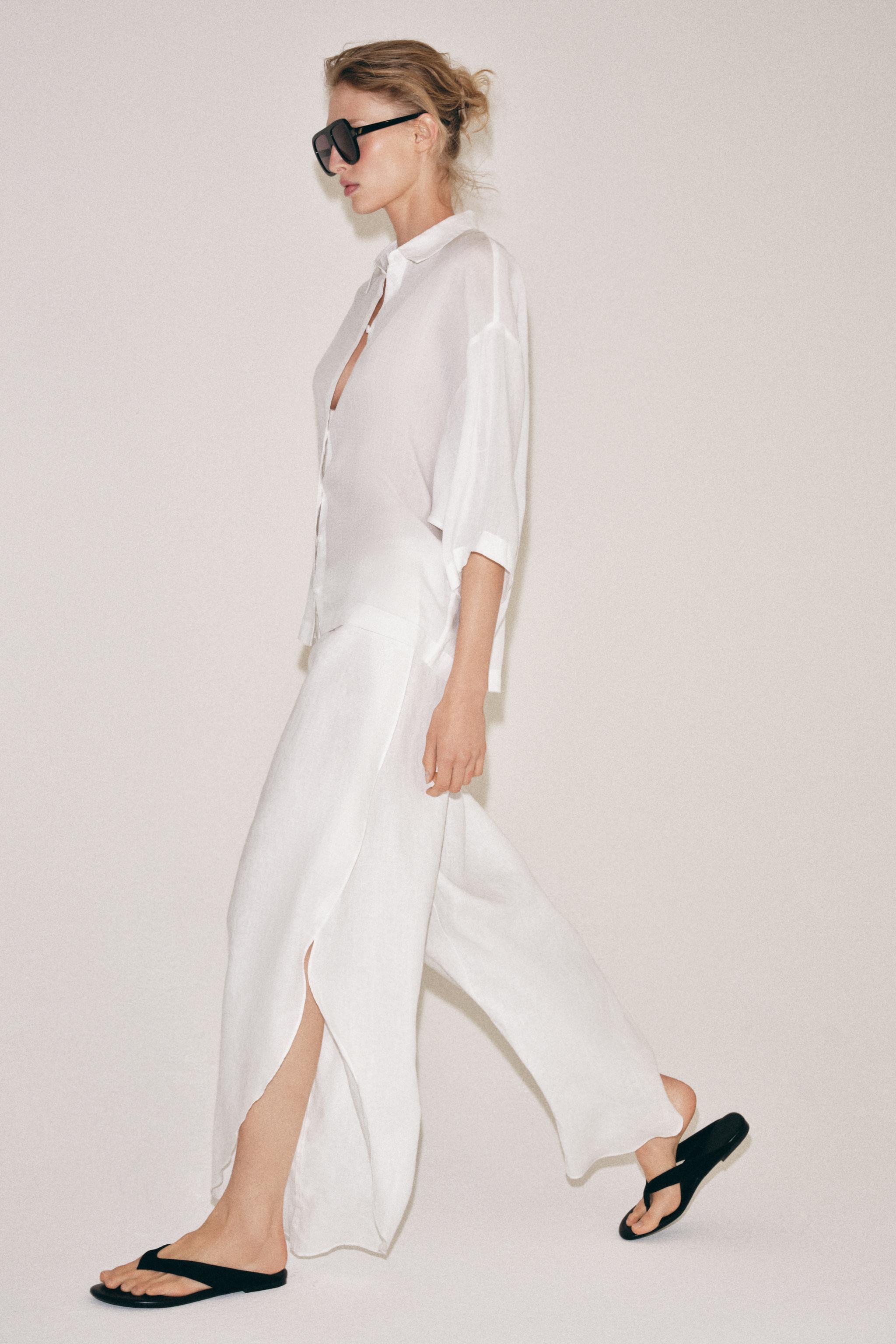 PANTALON 100% LIN OUVERTURES ZW COLLECTION
